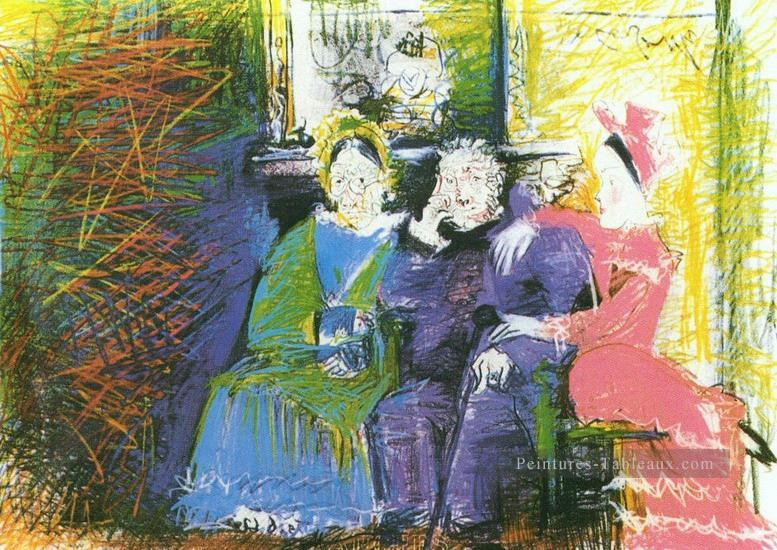 Portrait famille 1962 Pablo Picasso Peintures à l'huile